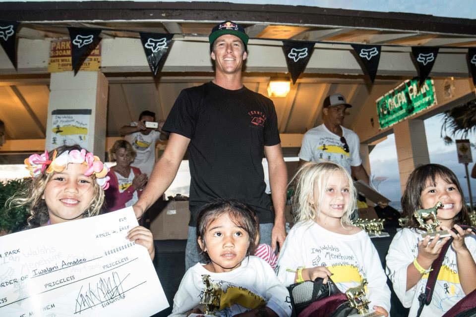 Ian at his annual Keki event, The Menehune Mayhem. Photo: March Chambers