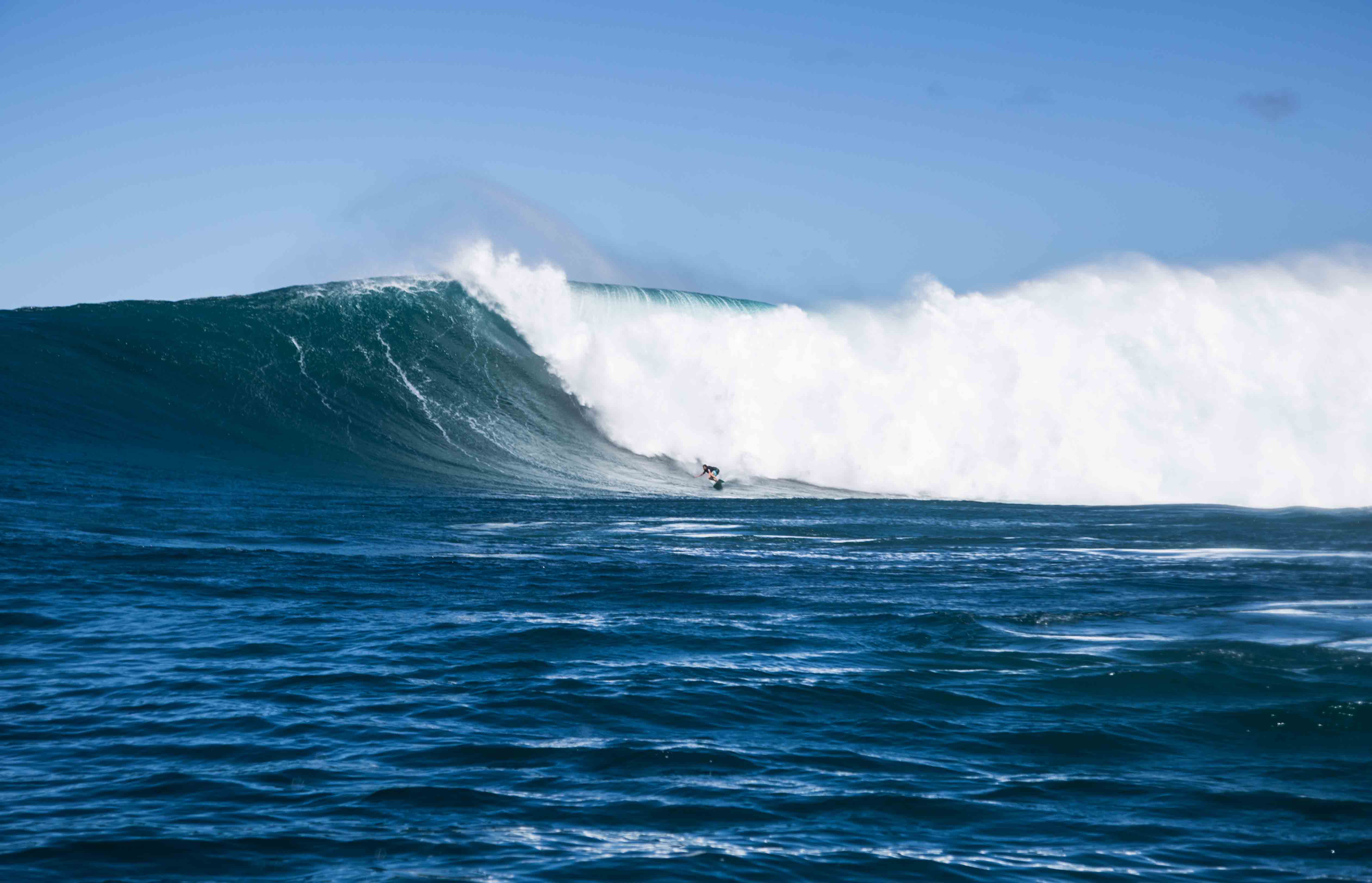 Ian at his favorite wave in the world, JAWS photo: Marc Chambers