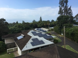 Maui Solar Project recently installed 20 kW of solar panels on the campus of The Maui Farm, a local nonprofit organization.