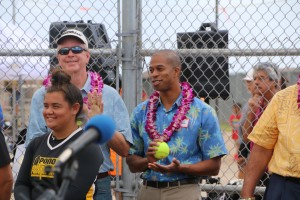 Central Maui Regional Sports Complex grand opening and blessing event (3/12/16). Photo credit: DLNR.