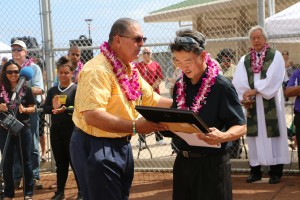 Central Maui Regional Sports Complex grand opening and blessing event (3/12/16). Photo credit: DLNR.