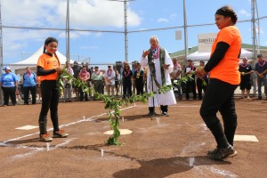 Central Maui Regional Sports Complex grand opening and blessing event (3/12/16). Photo credit: DLNR.