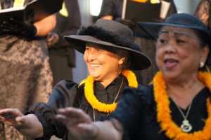 ʻAhahui Kaʻahumanu members. Photo by Wendy Osher. (3.18.16)