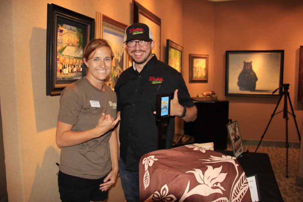 Morgan Terrell (Left) Joe P. Lorenzen Brewmaster (Right) Waikiki Brewing Co. Photo credit: Marlo Antes.