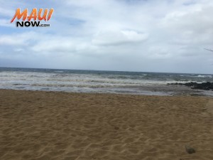 Brown water, Honokahua Bay (3.16.16). Photo courtesy: Hawaiʻi State Department of Health.