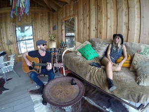 During SXSW, Maui singer/songwriter, Lily Meola and Lukas Nelson invited GoPro to Willie Nelson’s Ranch in Luck, Texas for an intimate performance of their duet “Sound of Your Memory.” Credit: GoPro.
