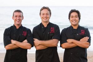 The men of Three's: Cody Christopher, Jaron Blosser & Travis Morrin. Courtesy photo.