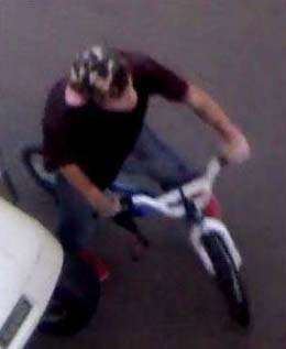 Stolen golf cart. Surveillance images courtesy: Maui Police Department.