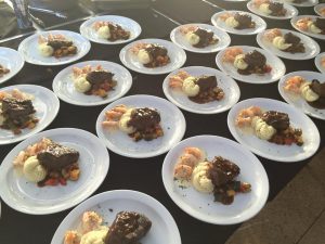Food for a Three's catering event. Courtesy photo.