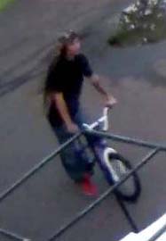 Stolen golf cart. Surveillance images courtesy: Maui Police Department.
