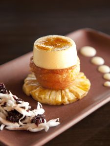 Flaming Pina Colada Creme at Japengo, The Hyatt Regency Maui. Photo by Kevin J. Miyazaki/PLATE