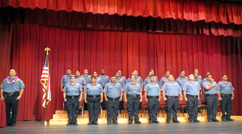 Basic Corrections Recruit Class 16-01. Courtesy photo: Hawaiʻi Department of Public Safety.