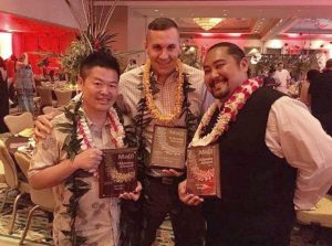 Japengo's staff is all smiles at the 2016 ‘Aipono Awards. Courtesy photo.