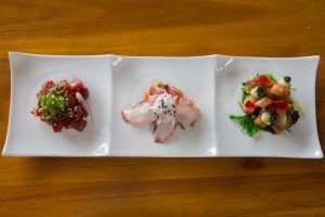New poke flights launched at Cane & Canoe, Montage Kapalua Bay. Courtesy photo.