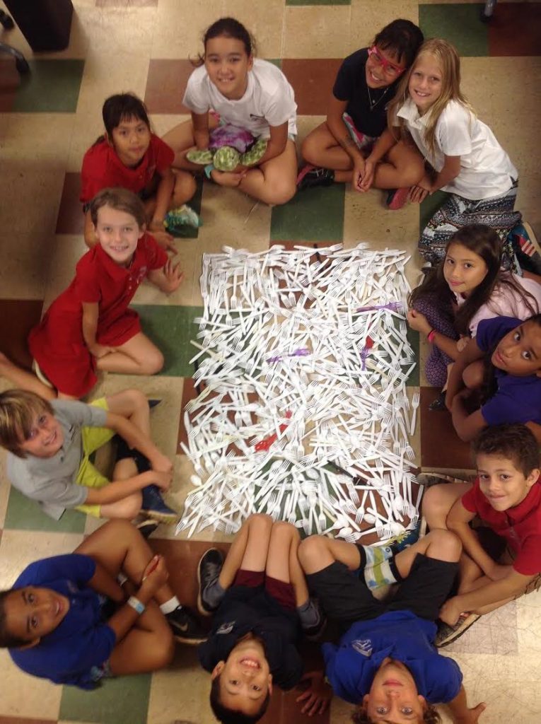 The Kōkua Hawaiʻi Foundation and To-Go Ware have provided funding for the project supporting the school’s effort to educate students about sustainable living, providing reusable ecofriendly bamboo ware and reducing the school’s plastic footprint. Courtesy photo.