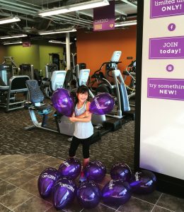 Anytime Fitness Wailuku's Alyssa Wong greets members. Anytime Fitness photo
