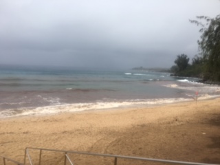 Honokahua Bay brown water advisory. Image courtesy State of Hawaiʻi, Department of Health.