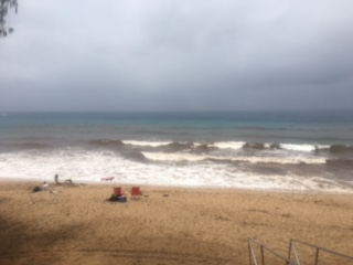 Honokahua Bay brown water advisory. Image courtesy State of Hawaiʻi, Department of Health.