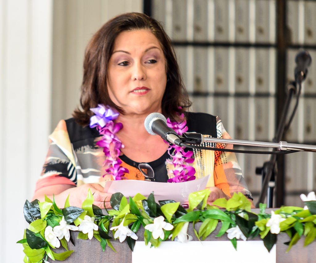 Makawao Postmaster Celine Balthazar-Suda shared three generations