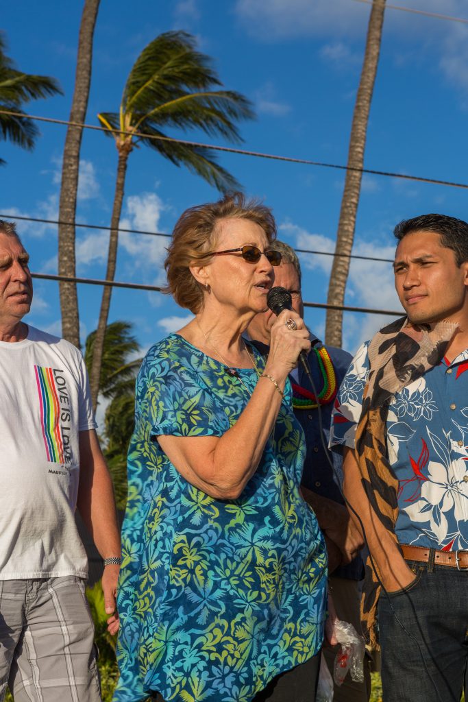 Orlando vigil on Maui (6.13.16) Photo credit: Llevellyn Lightsey.