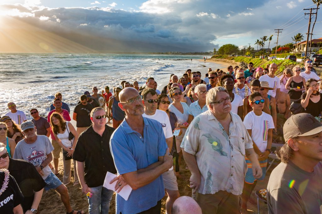 Orlando vigil on Maui (6.13.16) Photo credit: Llevellyn Lightsey.