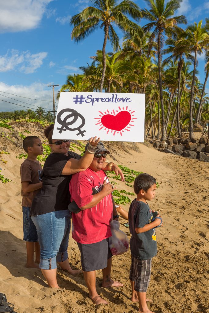 Orlando vigil on Maui (6.13.16) Photo credit: Llevellyn Lightsey.