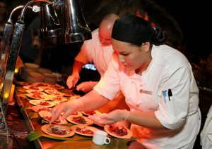 WAILEA, HI - JUNE 05: Chocolate desserts are served at Taste of Chocolate at the 2015 Maui Film Festival at the Four Seasons Maui on June 5, 2015 in Wailea, Hawaii. (Photo by Mike Windle/Getty Images for Maui Film Festival)