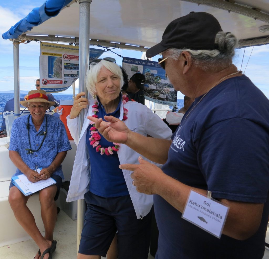 "Boatload of Decision Makers" Reveals Plight of West Maui Reefs. Photo credit: DLNR.