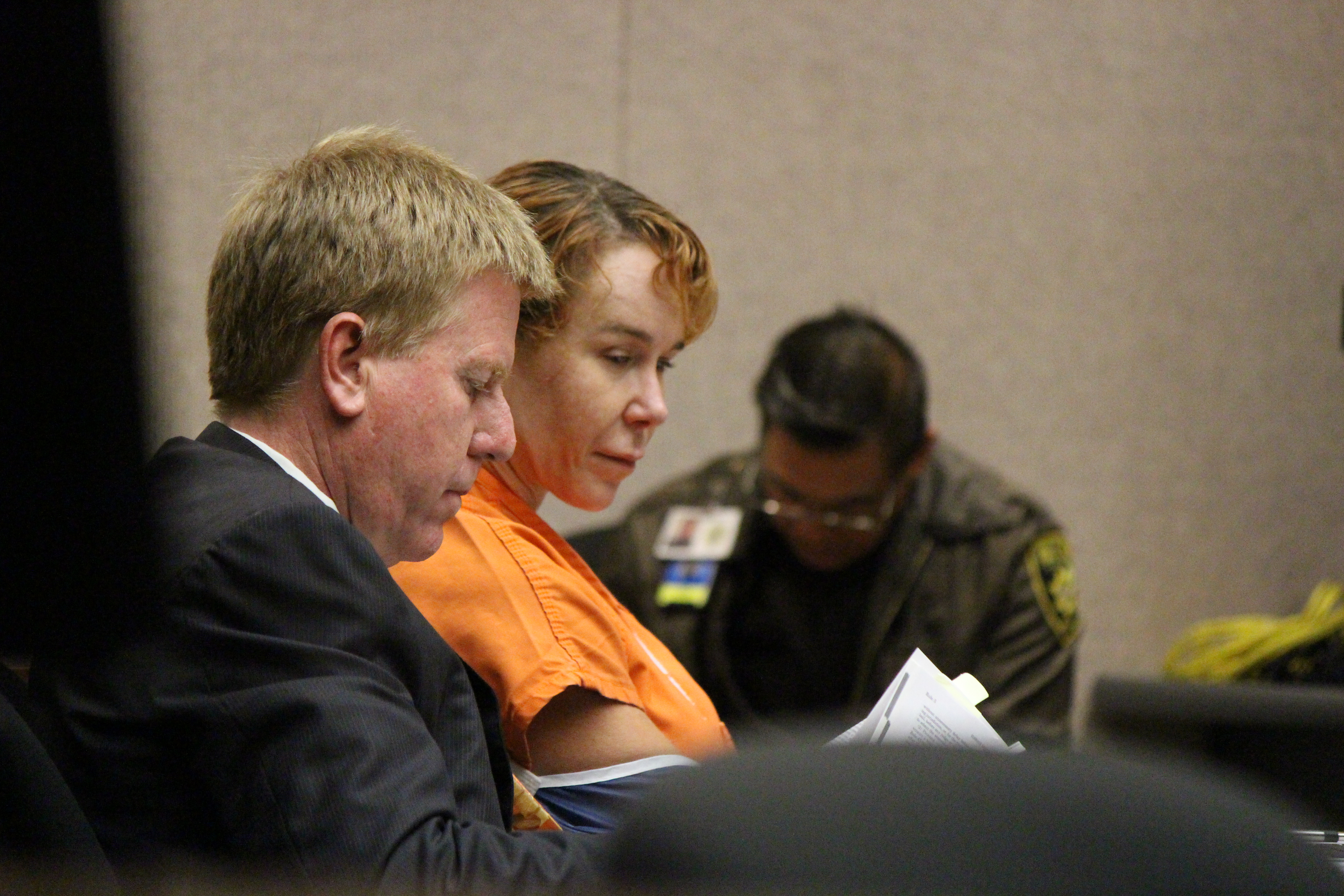 Alexandria Duval (also known as Allison Dadow), 37, was charged with second degree murder in the death of her twin sister, Anastasia Duval (also known as Ann Dadow). The case was discharged today in Second Circuit Court. (6.8.16) Photo by Wendy Osher.