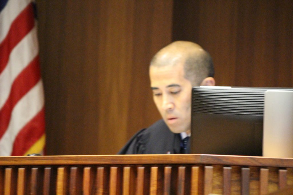 Judge Blaine Kobayashi. The case was discharged today in Second Circuit Court. (6.8.16) Photo by Wendy Osher.