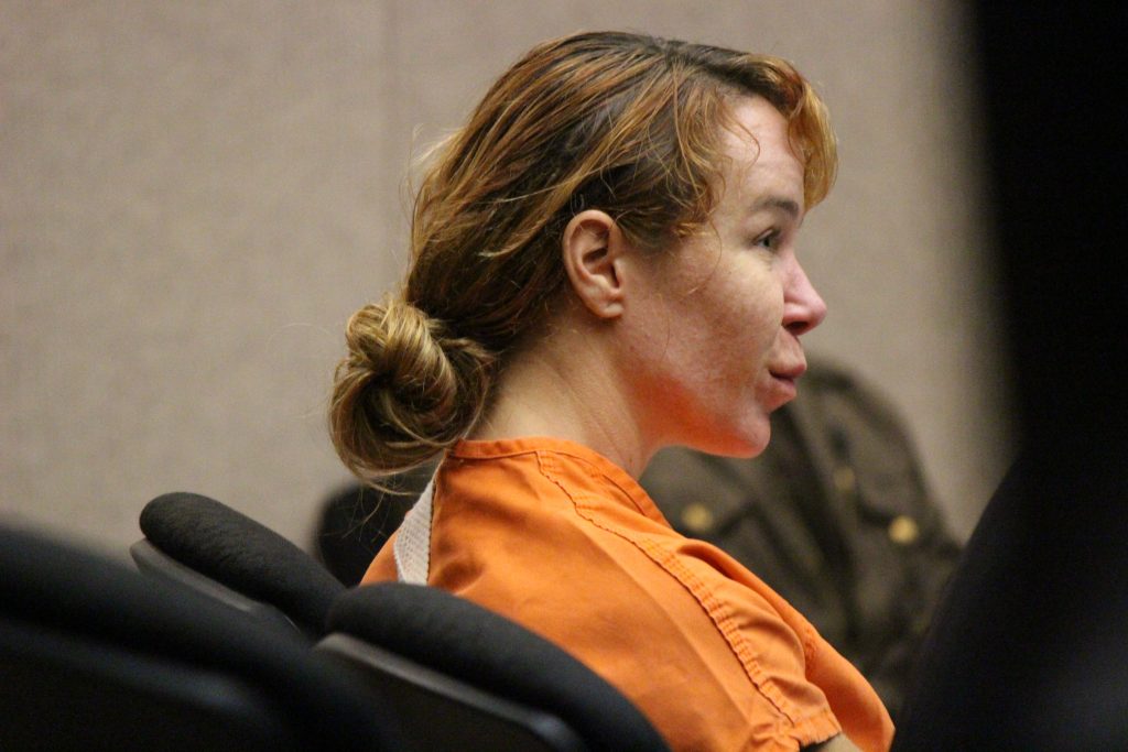Alexandria Duval (also known as Allison Dadow), 37, was charged with second degree murder in the death of her twin sister, Anastasia Duval (also known as Ann Dadow). The case was discharged today in Second Circuit Court. (6.8.16) Photo by Wendy Osher.