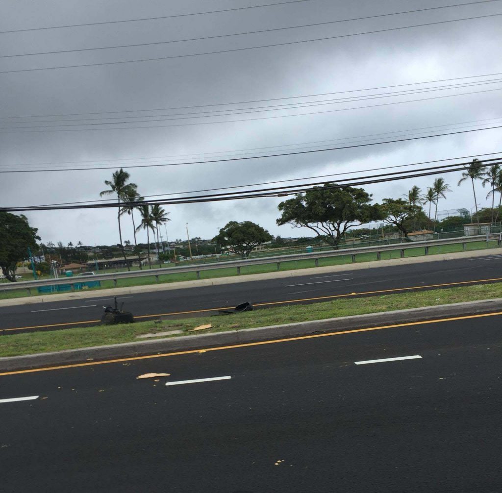 Kaʻahumanu Avenue traffic accident (6.2.16) Photo credit: Timothy Lara.