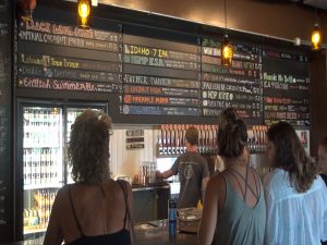 Maui Brewing Co.'s tasting room. Photo by Kiaora Bohlool.
