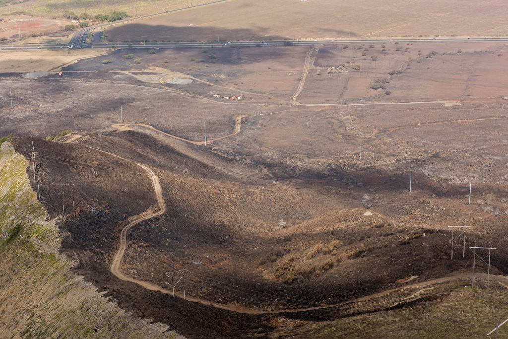 Māʻalaea fire. Sunday photos July 3, 2016. Photos courtesy: County of Maui, Ryan Piros.
