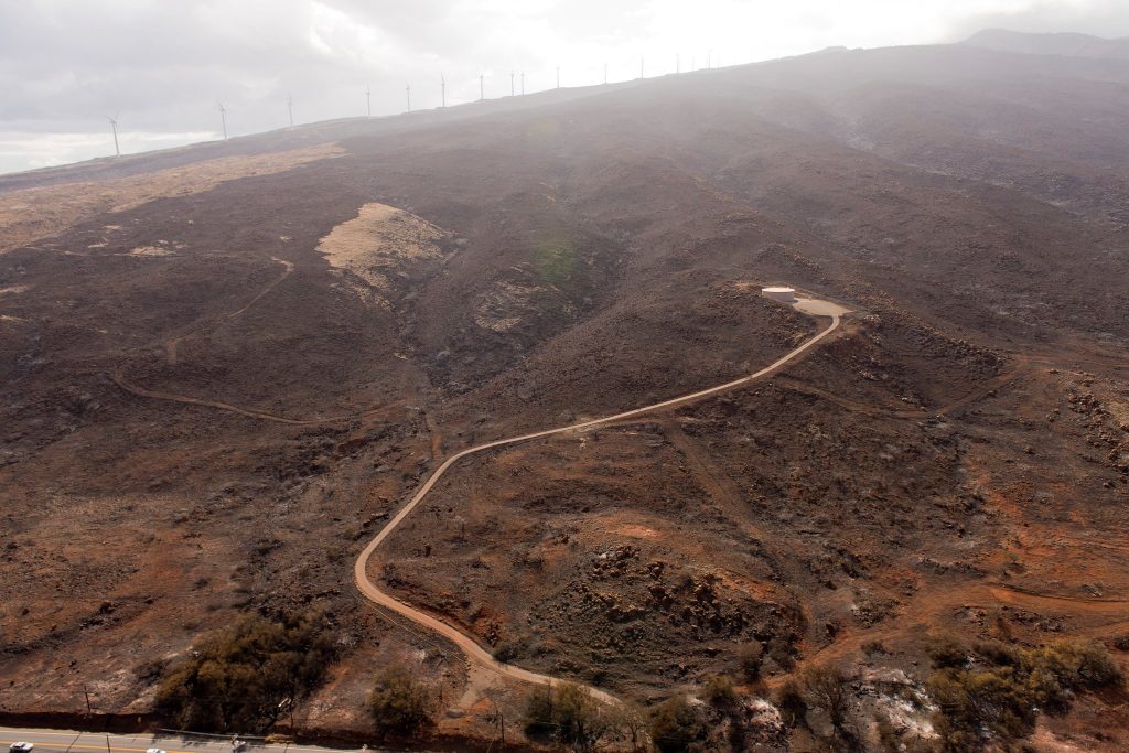Māʻalaea fire. Sunday photos July 3, 2016. Photos courtesy: County of Maui, Ryan Piros.