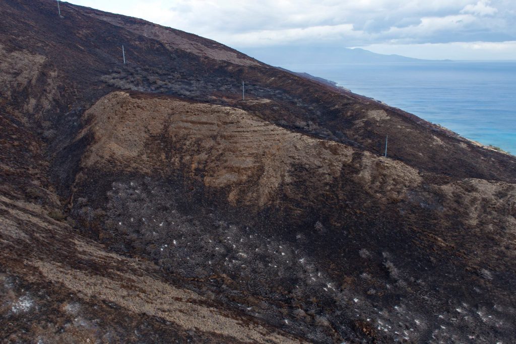 Māʻalaea fire. Sunday photos July 3, 2016. Photos courtesy: County of Maui, Ryan Piros.