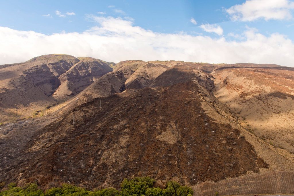Māʻalaea fire. Sunday photos July 3, 2016. Photos courtesy: County of Maui, Ryan Piros.