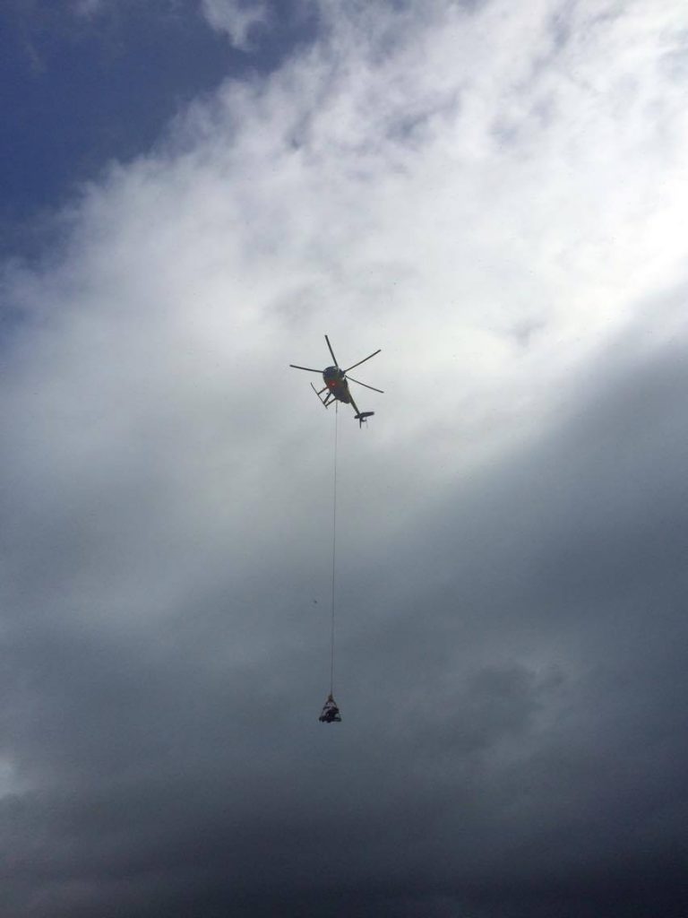 Rescue at Wailuku River (Iao Stream). 7.23.16. Photo credit: Nico Arihood.