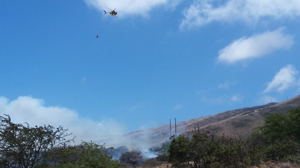 Māʻalaea fire 7.2.16. Photo credit: Kevin John Olson.