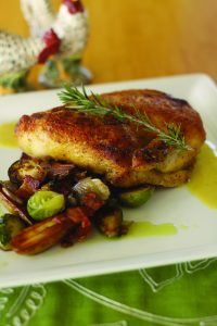 Chicken entrée from Hali‘imaile General Store. Courtesy photo.
