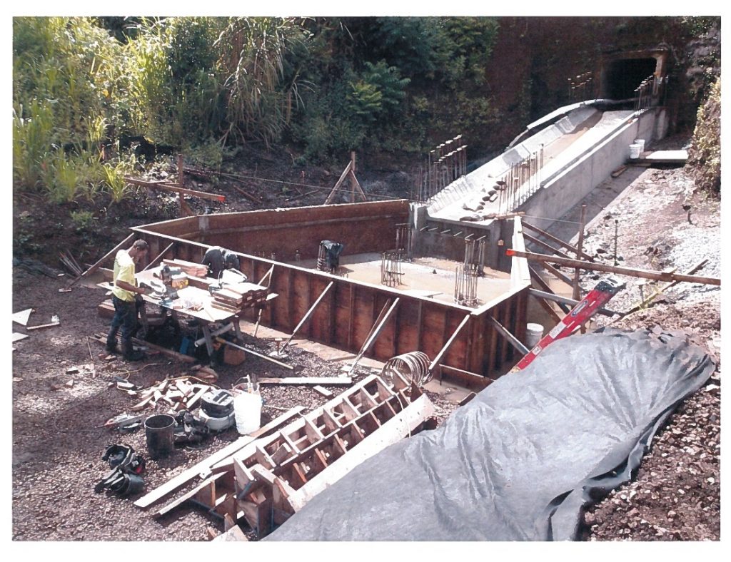 Haʻikū culvert and embankment repairs project. Photo credit: County of Maui Department of Public Works.