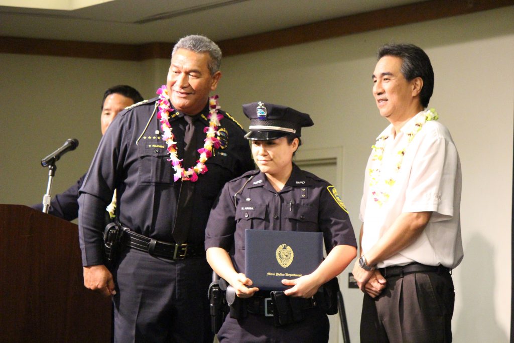 Maui Police Department 83rd Recruit Class and Emergency Services Dispatchers Graduation. Photo by Wendy Osher.