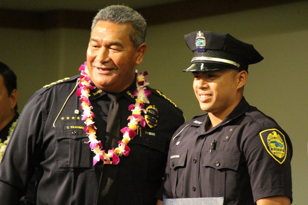Maui Police Department 83rd Recruit Class and Emergency Services Dispatchers Graduation. Photo by Wendy Osher.