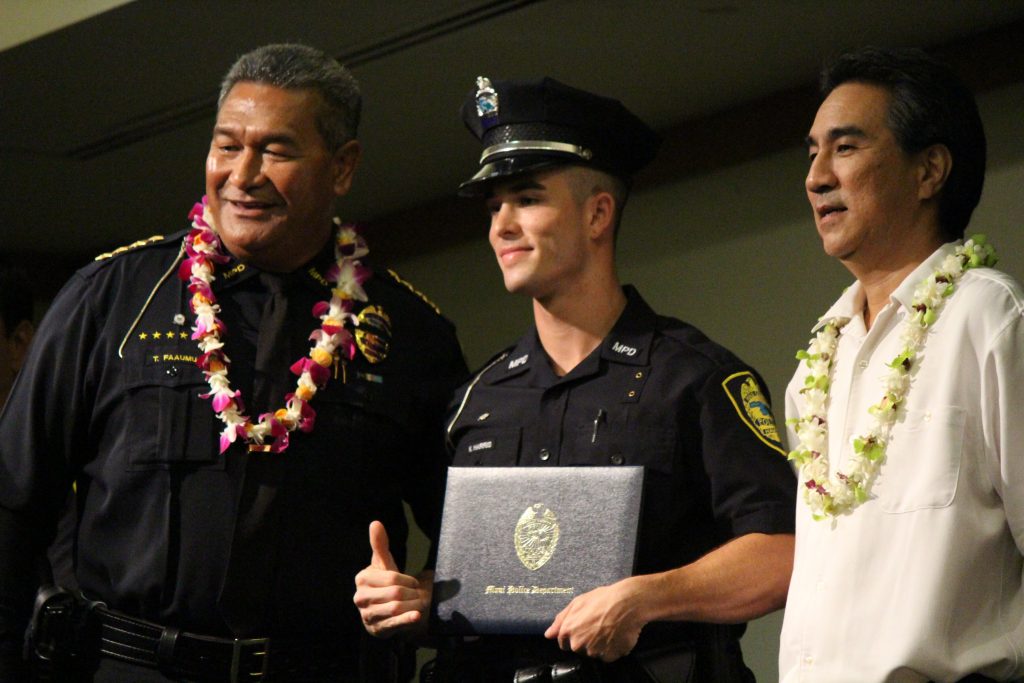 Maui Police Department 83rd Recruit Class and Emergency Services Dispatchers Graduation. Photo by Wendy Osher.