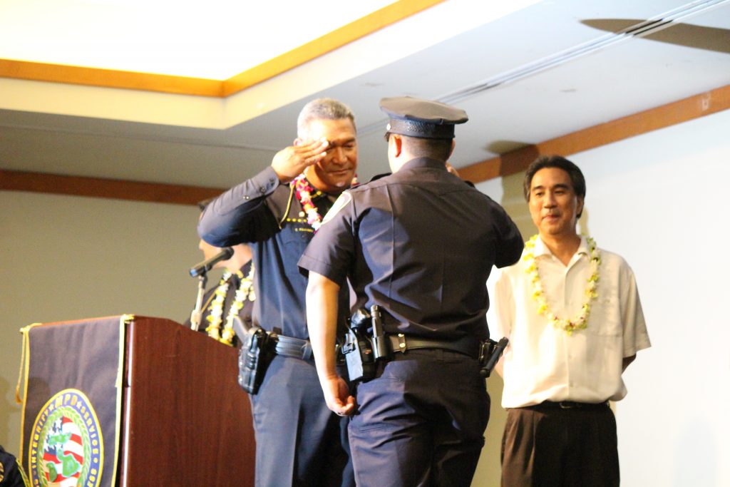 Maui Police Department 83rd Recruit Class and Emergency Services Dispatchers Graduation. Photo by Wendy Osher.