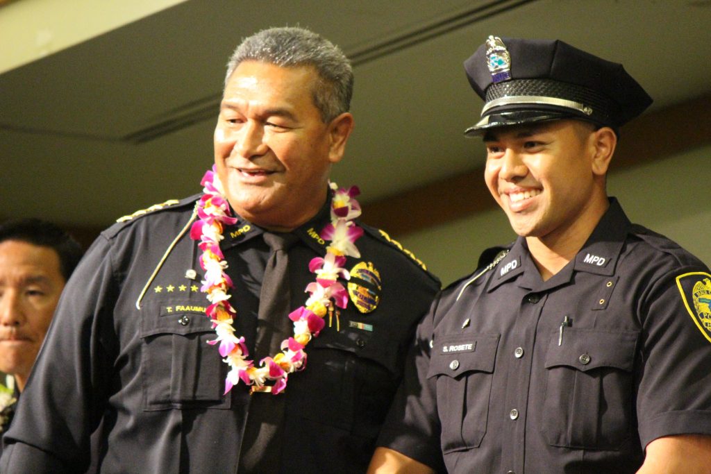 Maui Police Department 83rd Recruit Class and Emergency Services Dispatchers Graduation. Photo by Wendy Osher.