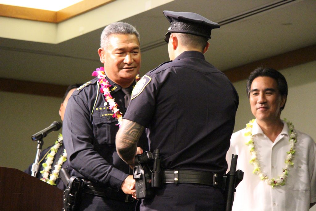 Maui Police Department 83rd Recruit Class and Emergency Services Dispatchers Graduation. Photo by Wendy Osher.