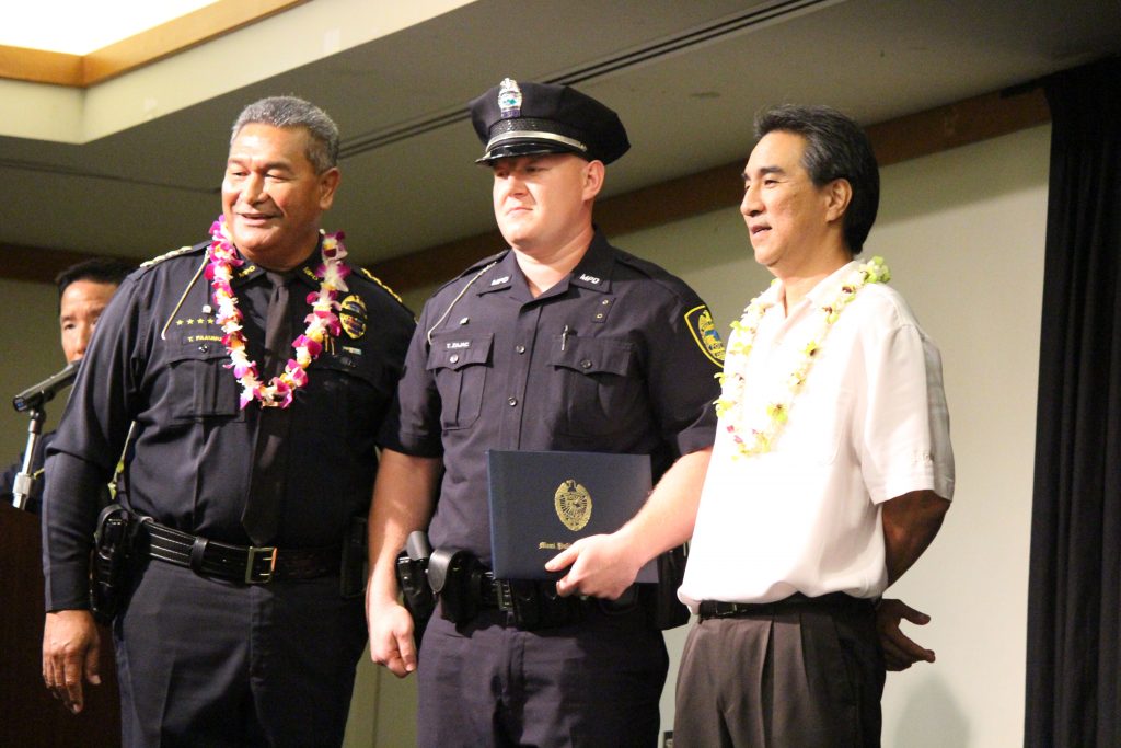 Maui Police Department 83rd Recruit Class and Emergency Services Dispatchers Graduation. Photo by Wendy Osher.