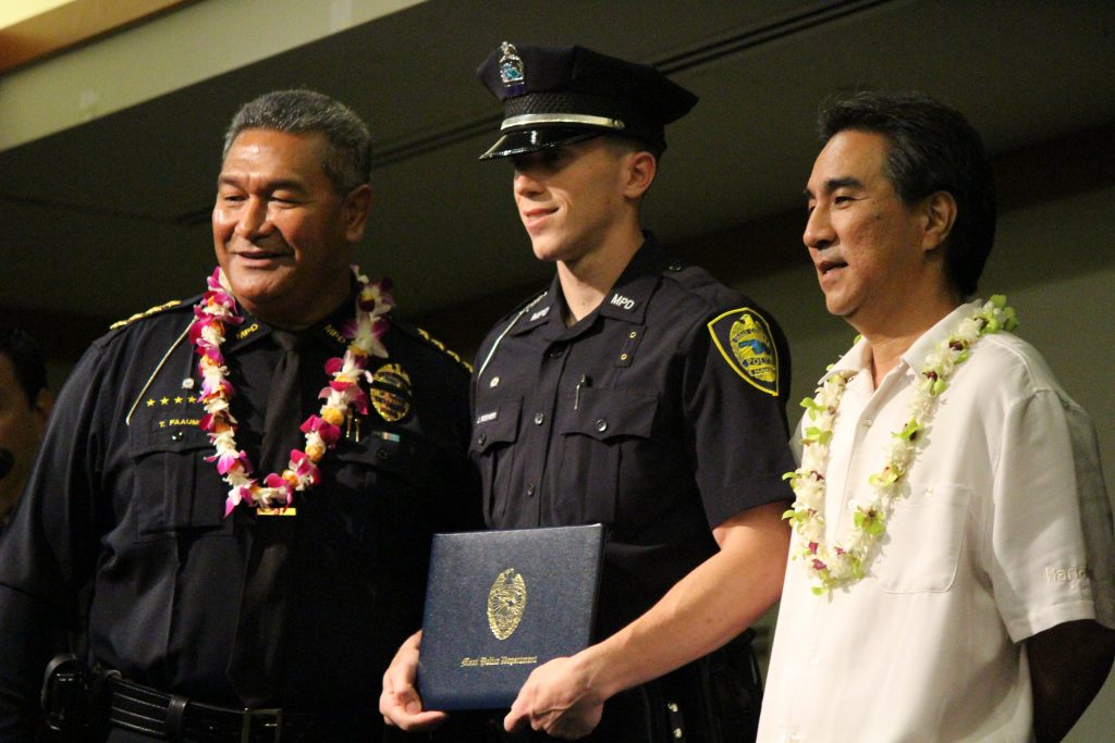 Maui Police Department 83rd Recruit Class and Emergency Services Dispatchers Graduation. Photo by Wendy Osher.