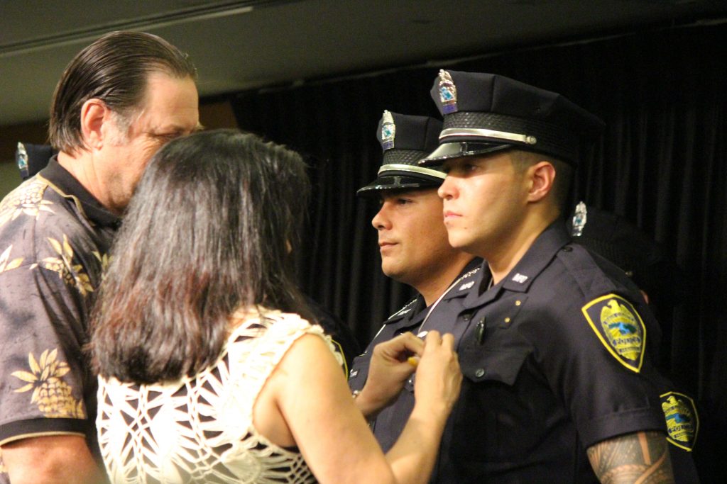 Maui Police Department 83rd Recruit Class and Emergency Services Dispatchers Graduation. Photo by Wendy Osher.